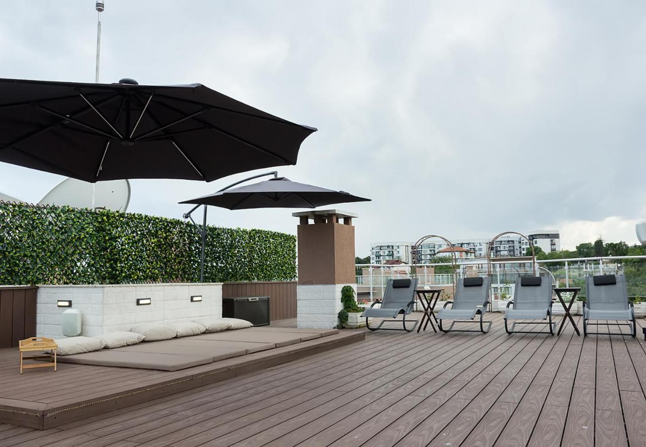 Under The Stars - Lux Penthouse With Pool And Terrace By Flat Mаnager Διαμέρισμα Άγιος Κωνσταντίνος και Ελένη Εξωτερικό φωτογραφία